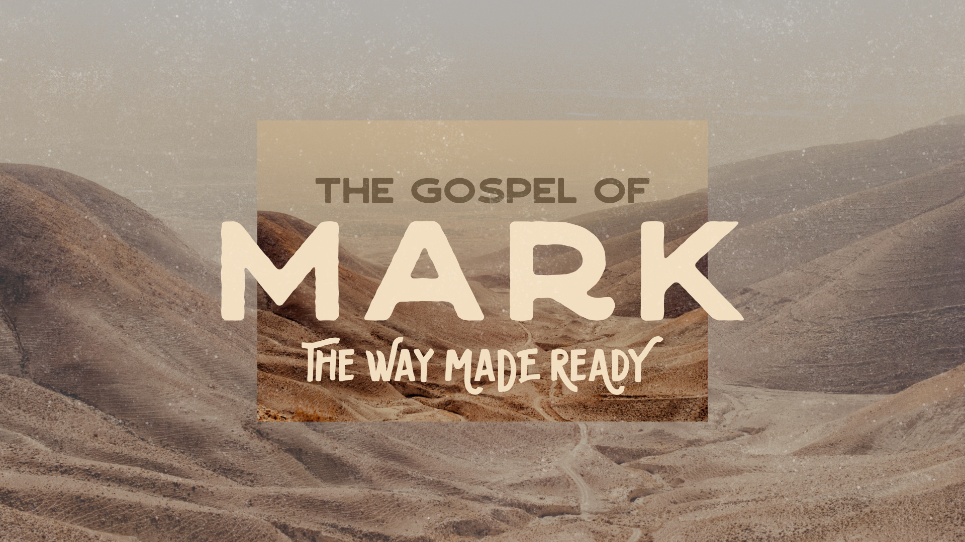 The Way Made Ready – All Things New